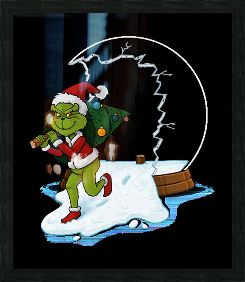The Grinch 11 Picture Frame print