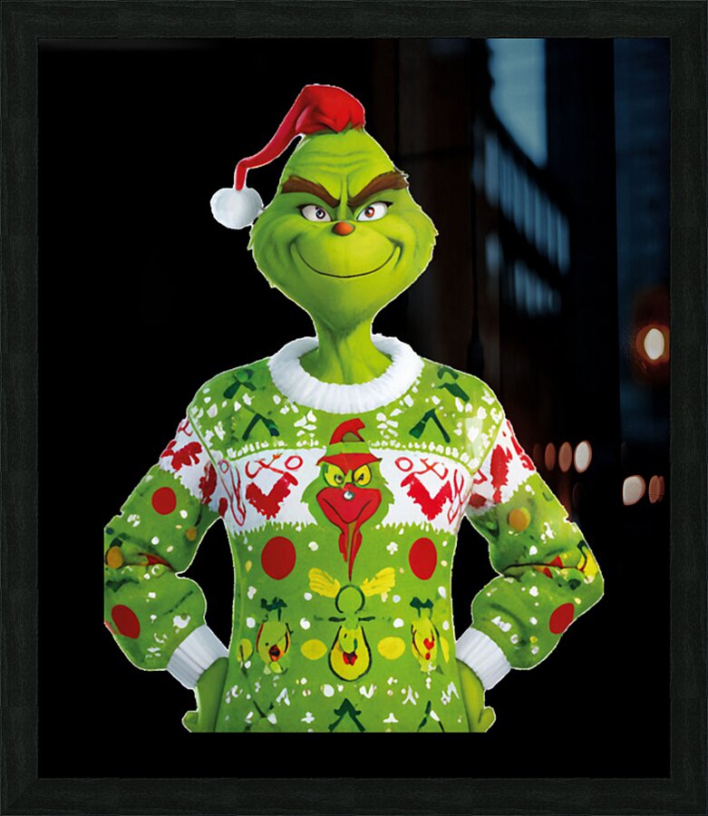 The Grinch 15 Picture Frame print