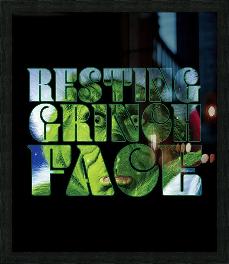 The Grinch 16 Picture Frame print