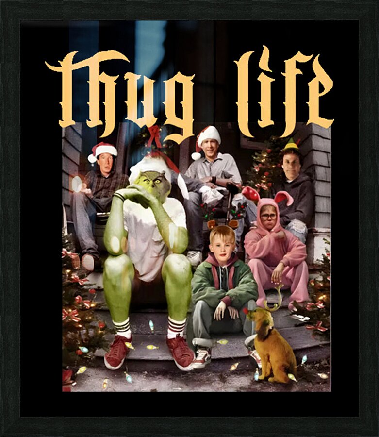 The Grinch 17 Picture Frame print