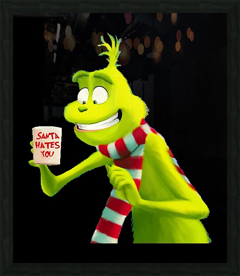 The Grinch 18 Picture Frame print