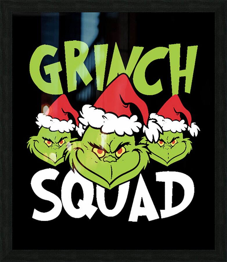 The Grinch 21 Picture Frame print