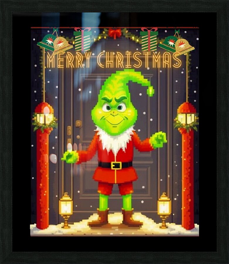 The Grinch 22 Picture Frame print