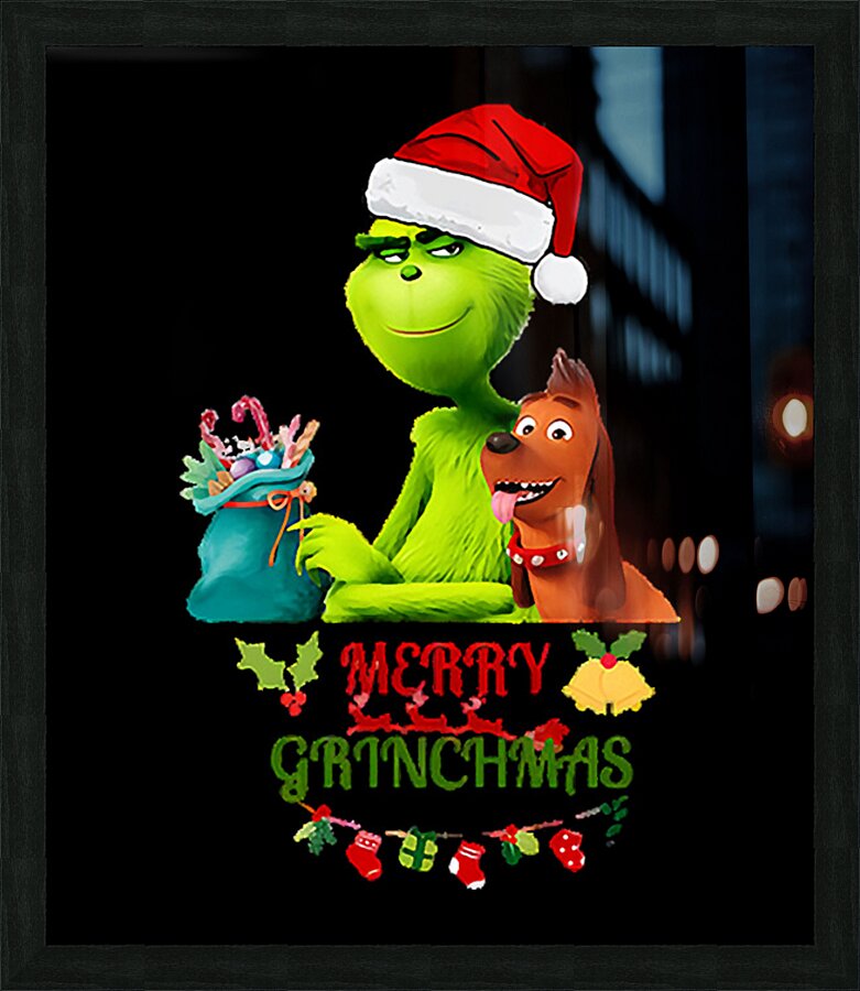 The Grinch 23 Picture Frame print