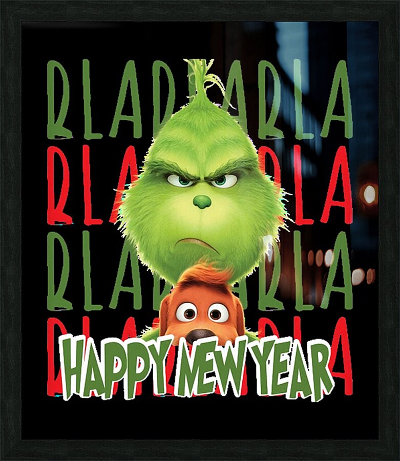 The Grinch 24 Picture Frame print