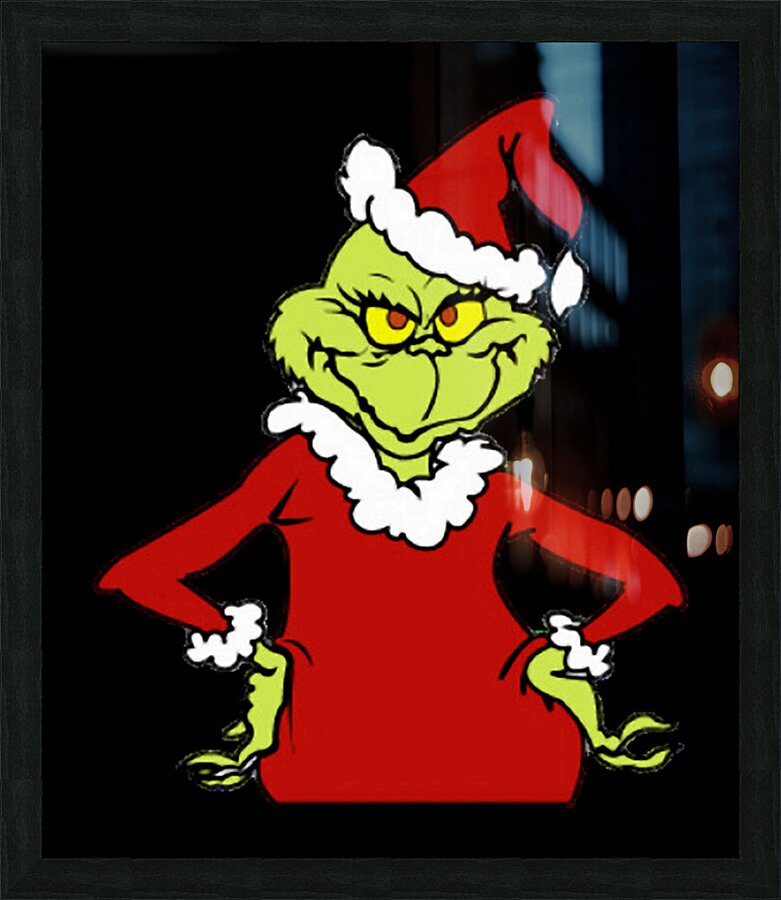 The Grinch 26 Picture Frame print