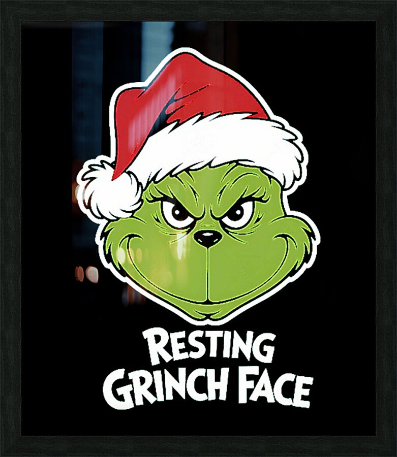 The Grinch 27 Picture Frame print