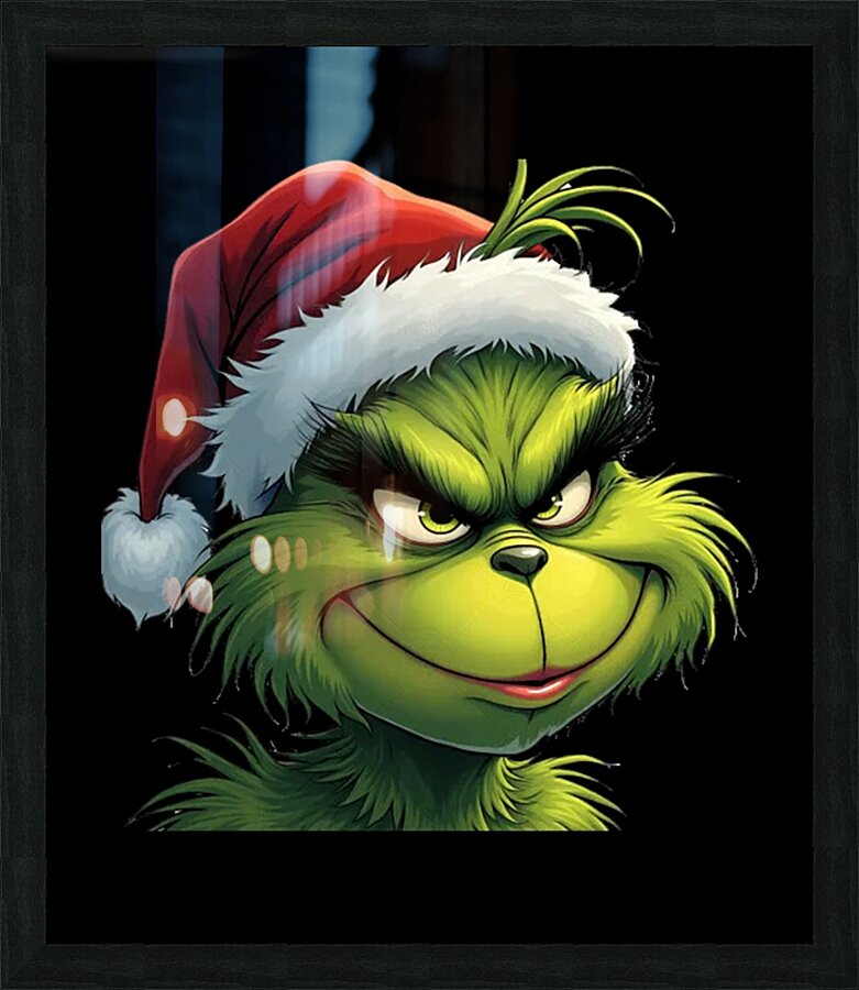The Grinch 28 Picture Frame print