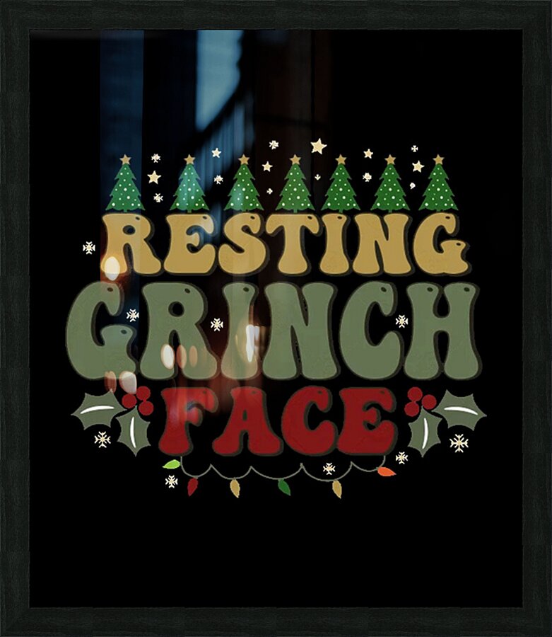 The Grinch 32 Picture Frame print