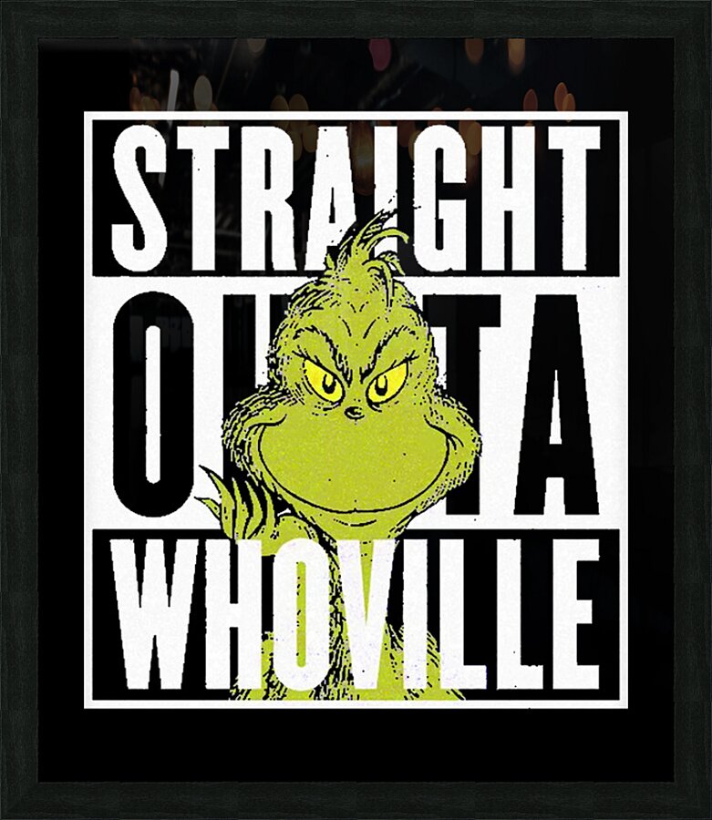 The Grinch 33 Picture Frame print