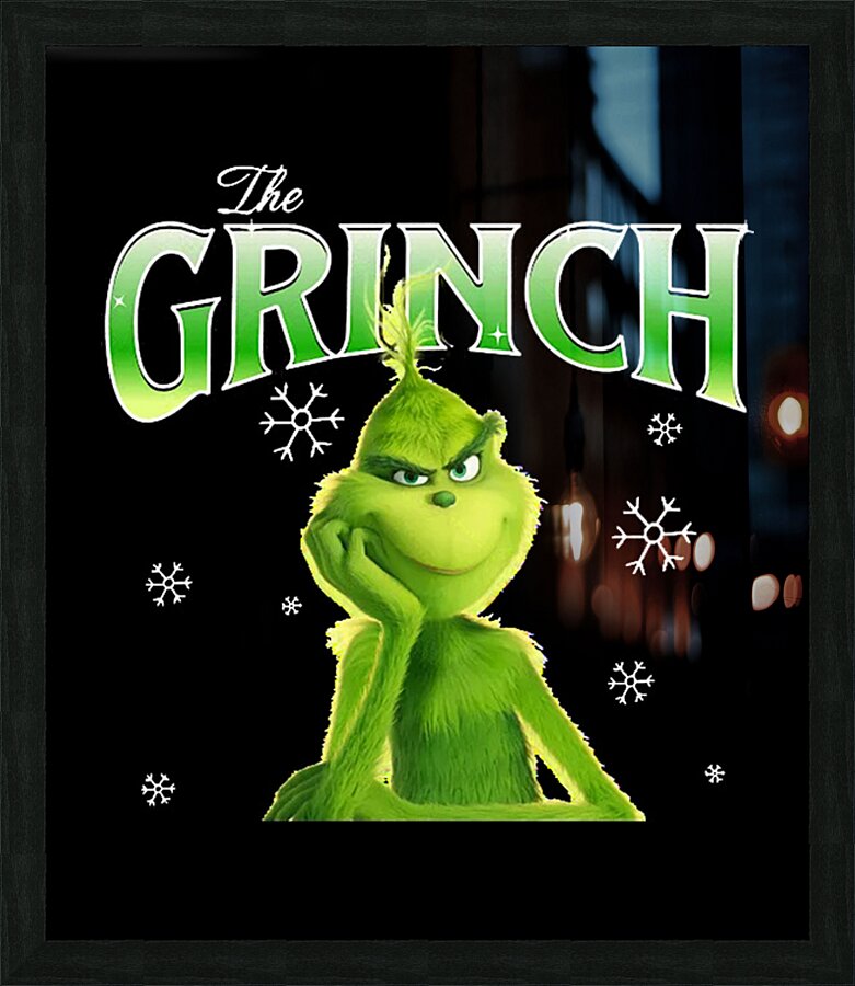 The Grinch 34 Picture Frame print