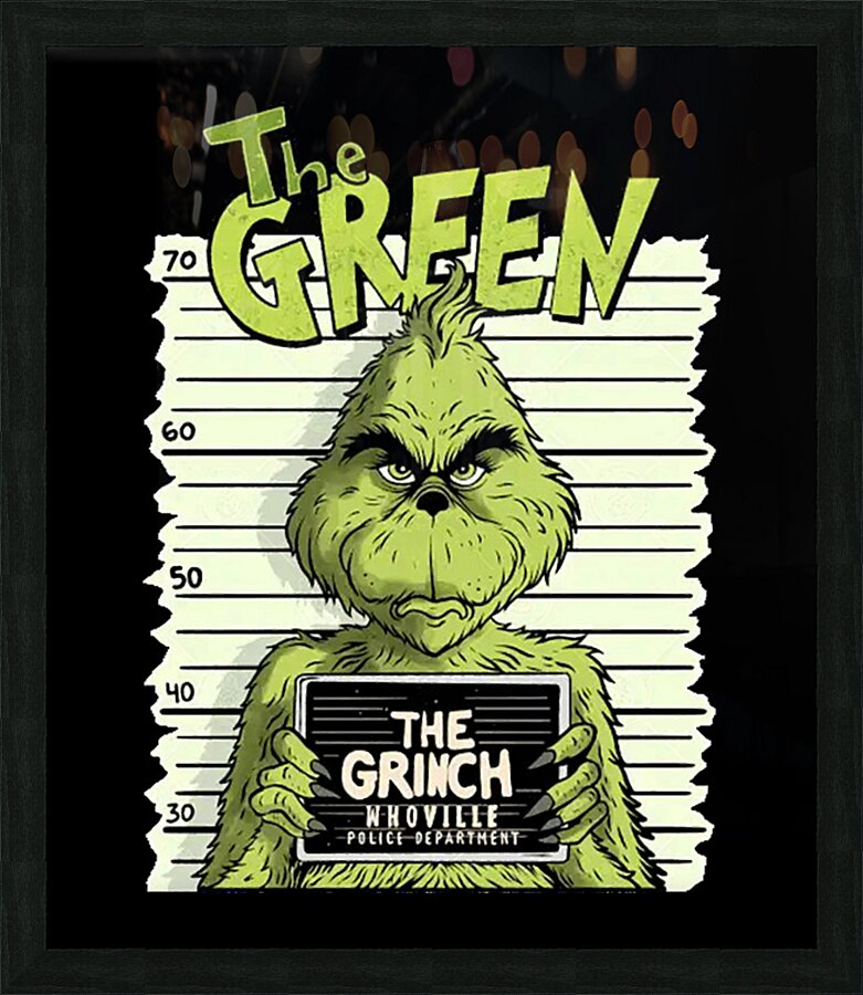 The Grinch 35 Picture Frame print