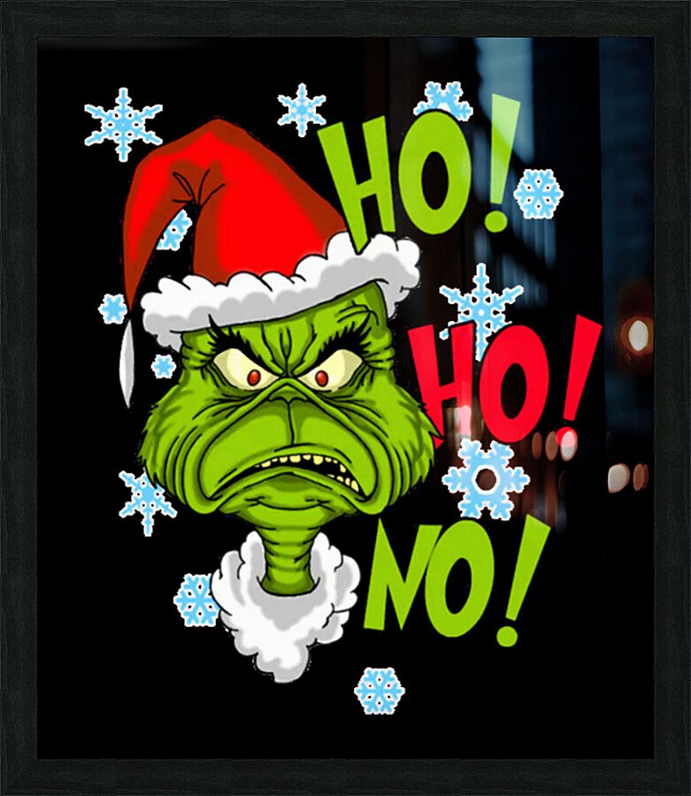 The Grinch 37 Picture Frame print