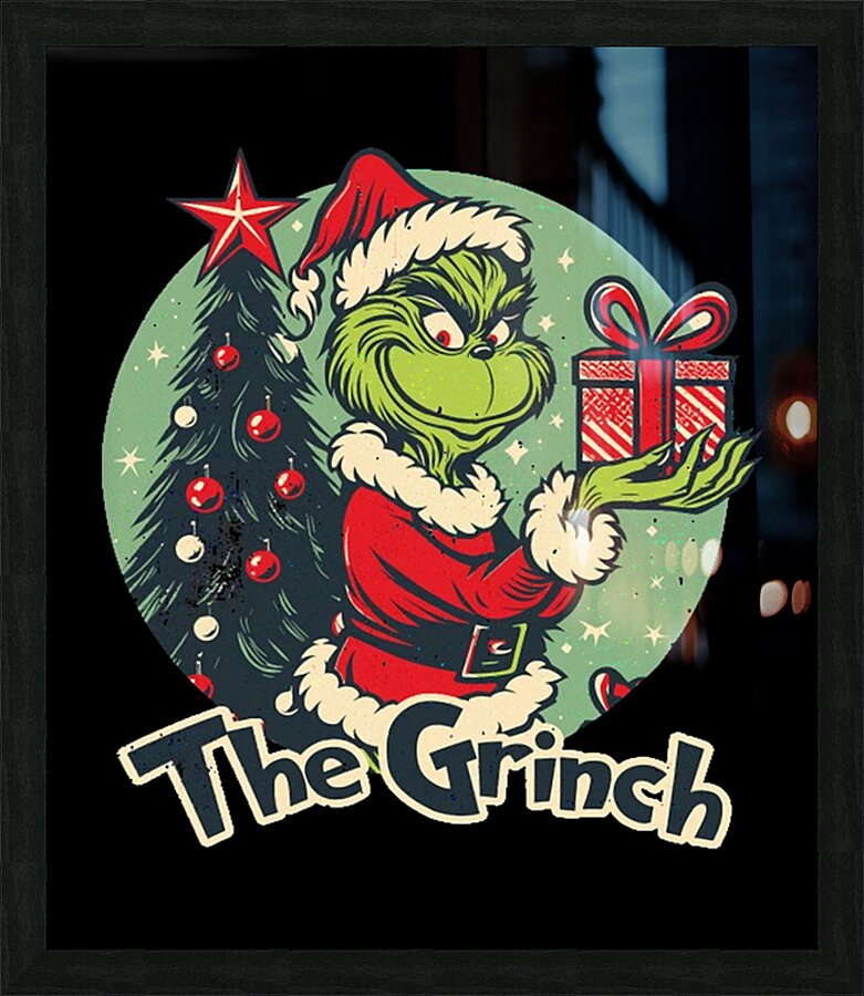 The Grinch 39 Picture Frame print