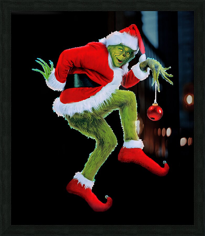 The Grinch 40 Picture Frame print