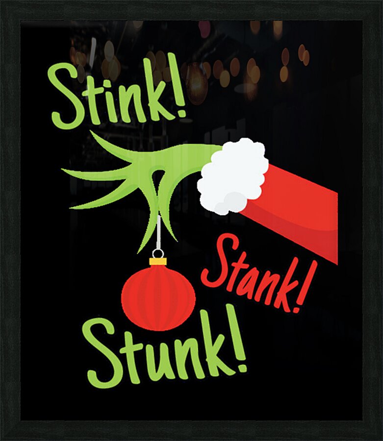 The Grinch 42 Picture Frame print