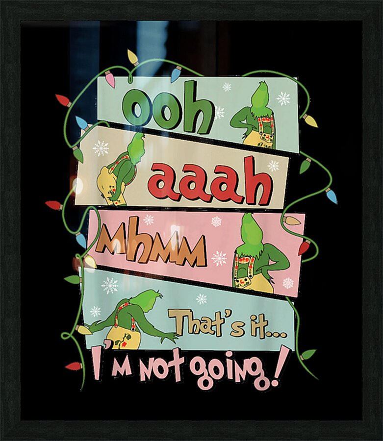 The Grinch 44 Picture Frame print