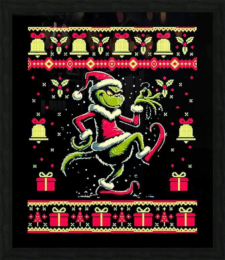 The Grinch 46 Picture Frame print
