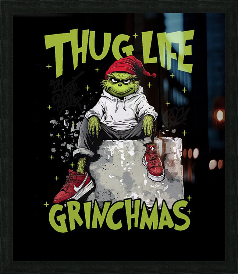 The Grinch 47 Picture Frame print