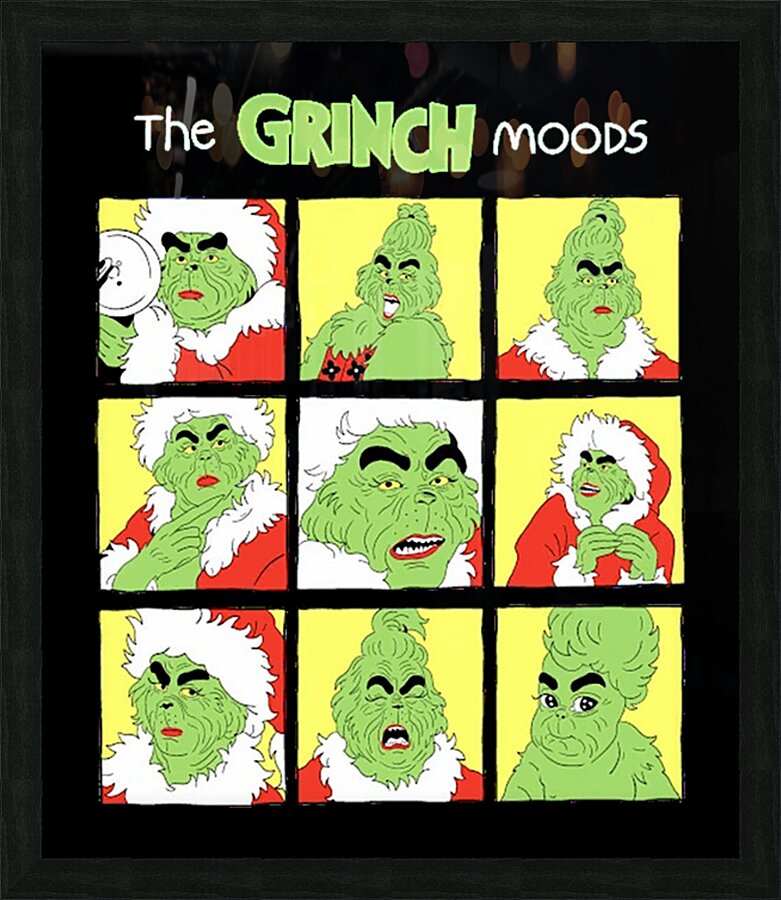 The Grinch 53 Picture Frame print
