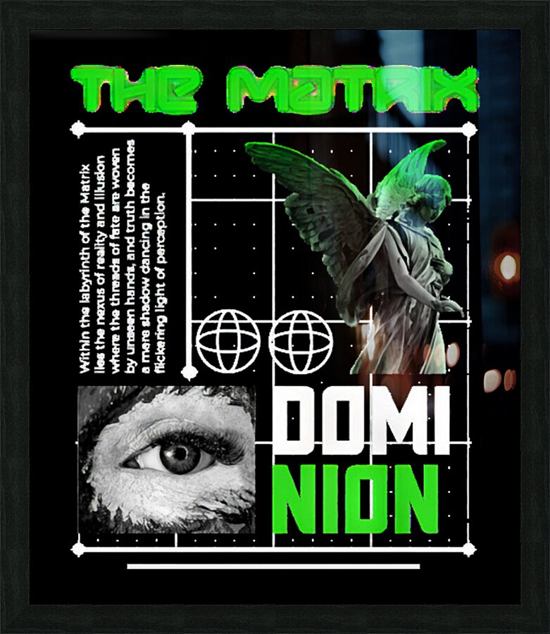 The Matrix 1 Picture Frame print