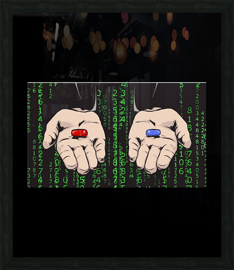 The Matrix 2 Picture Frame print