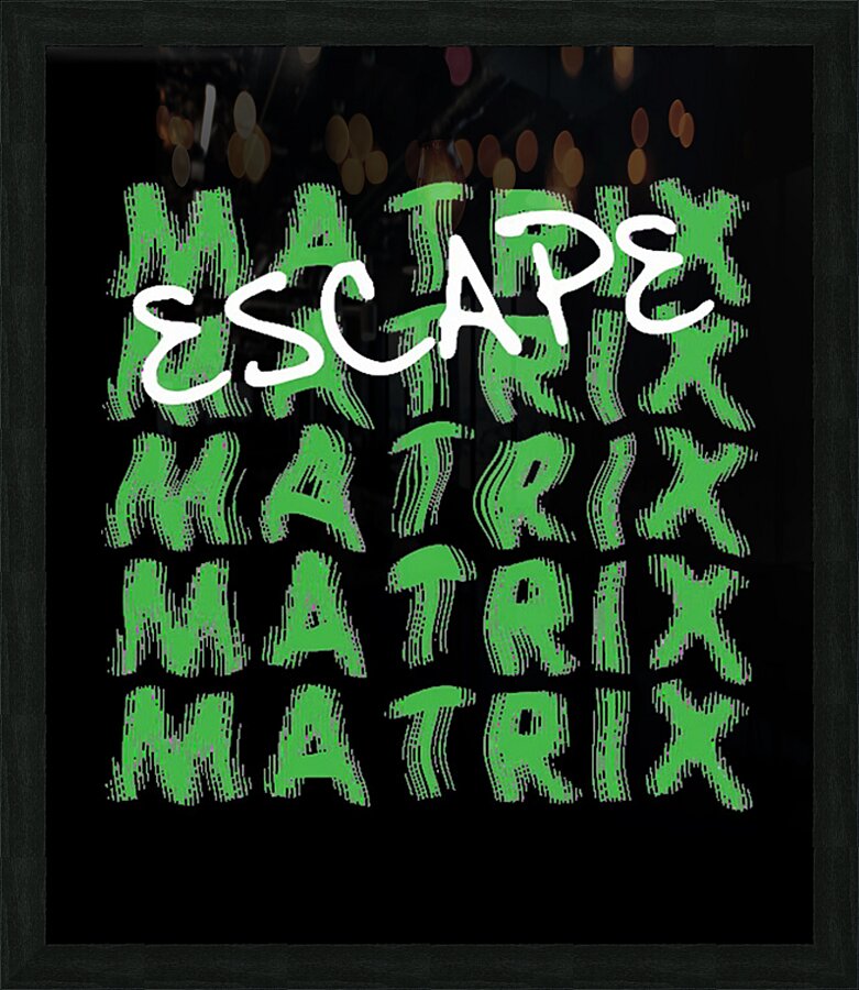 The Matrix 3 Picture Frame print