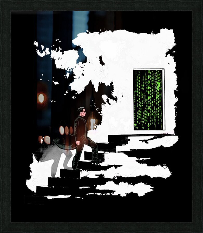 The Matrix 10 Picture Frame print