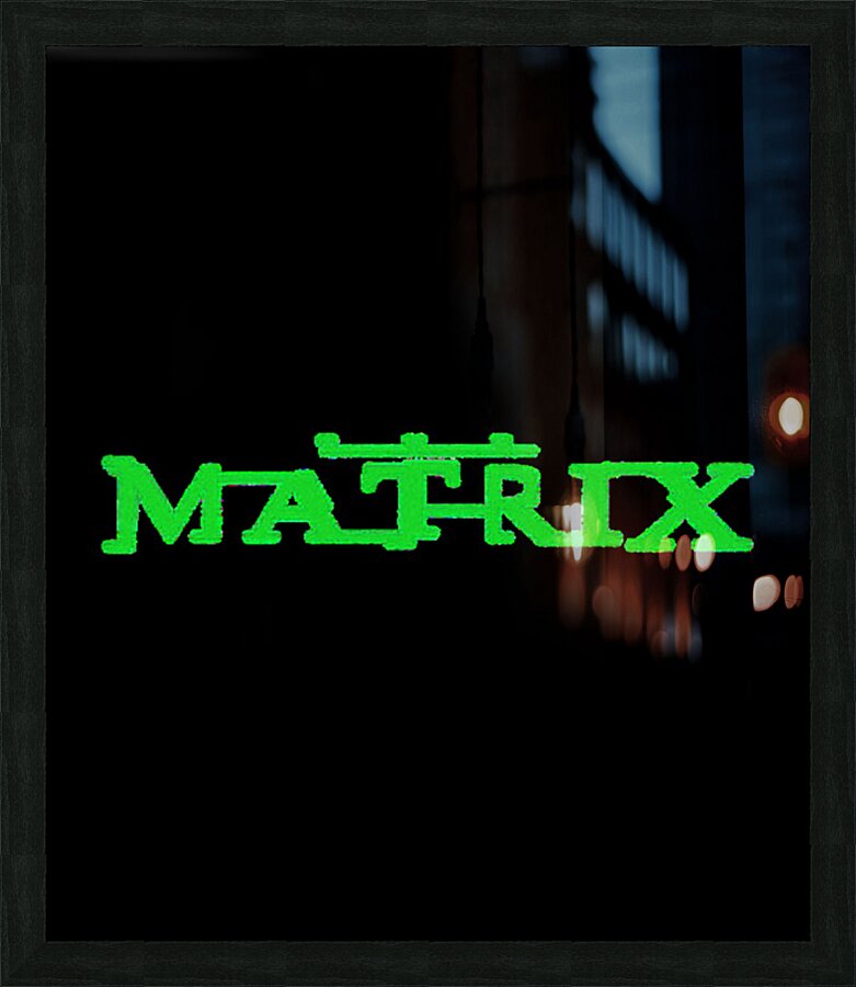 The Matrix 12 Picture Frame print