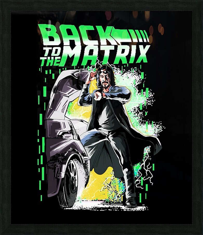 The Matrix 16 Picture Frame print