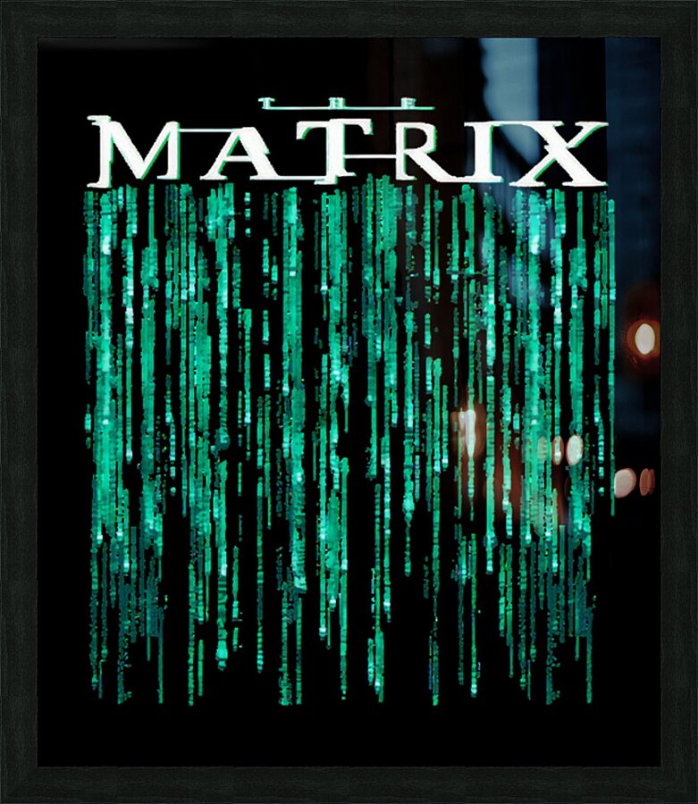 The Matrix 18 Picture Frame print