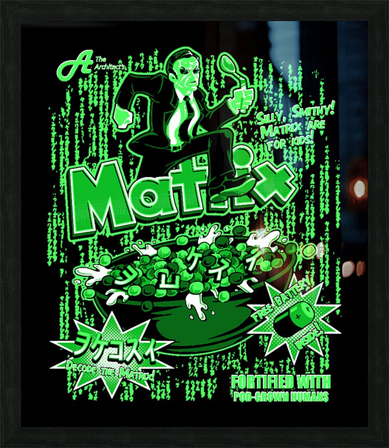 The Matrix 22 Picture Frame print