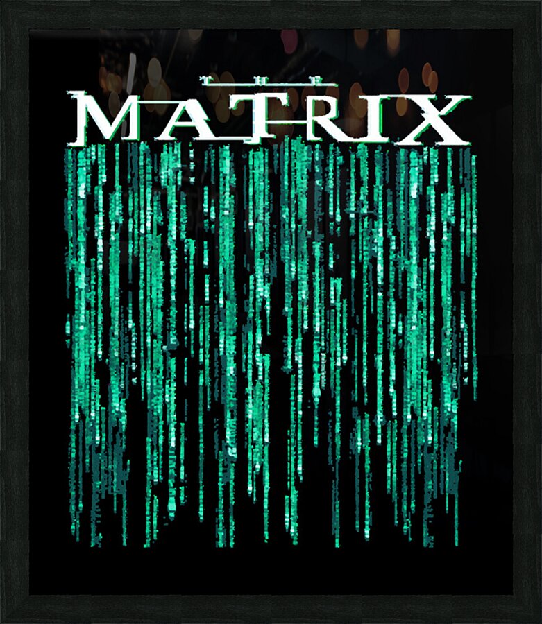 The Matrix 31 Picture Frame print