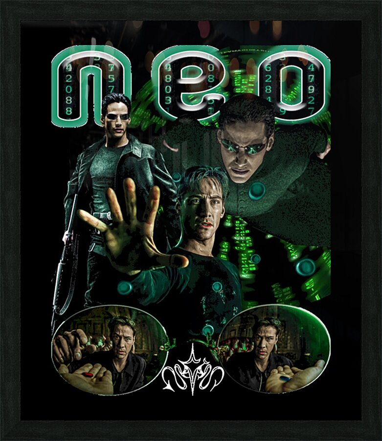 The Matrix 35 Picture Frame print