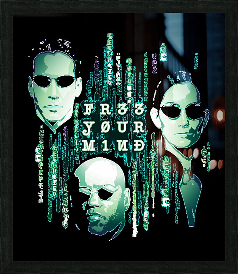 The Matrix 37 Picture Frame print