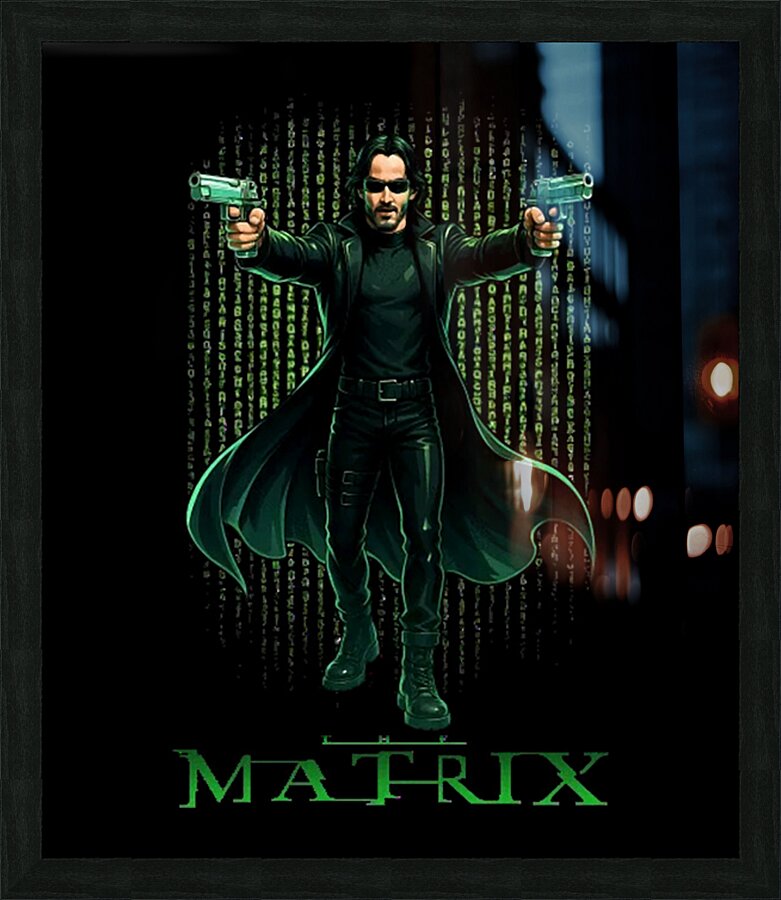 The Matrix 39 Picture Frame print