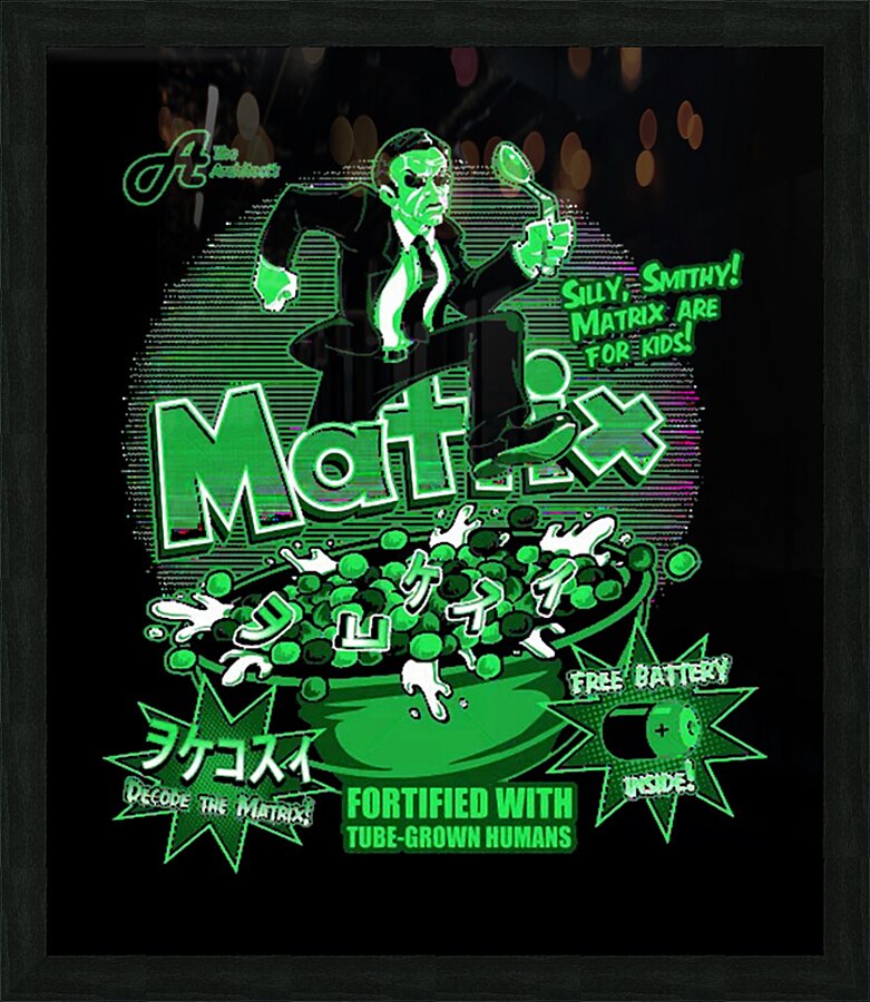 The Matrix 42 Picture Frame print