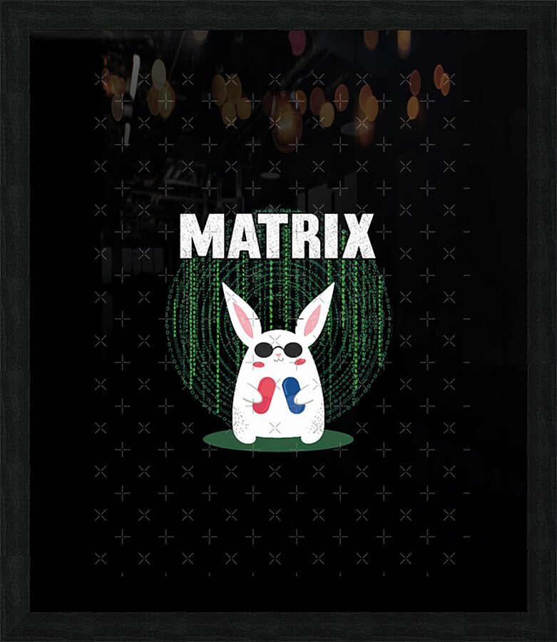 The Matrix 43 Picture Frame print