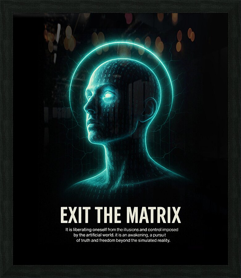 The Matrix 45 Picture Frame print