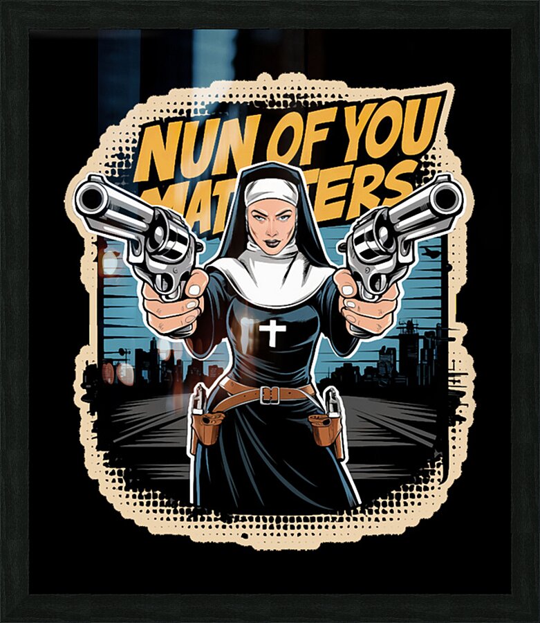 The Nun 2 Picture Frame print