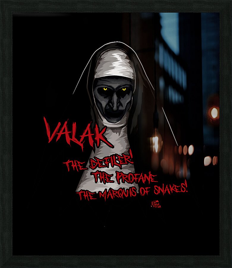 The Nun 4 Picture Frame print