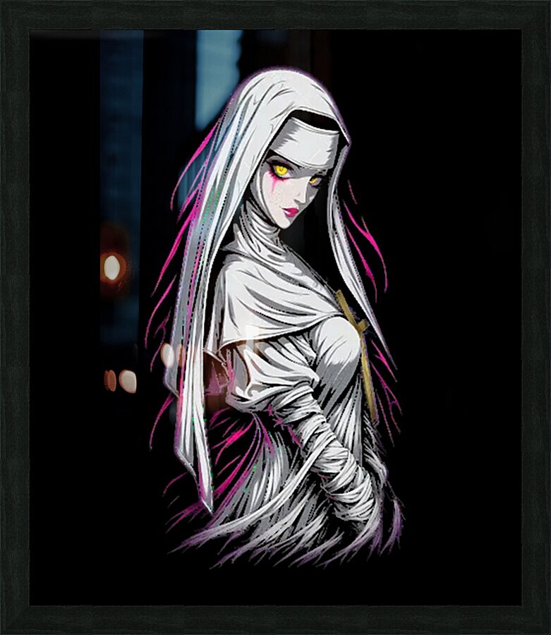 The Nun 13 Picture Frame print