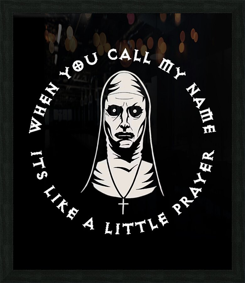 The Nun 22 Picture Frame print