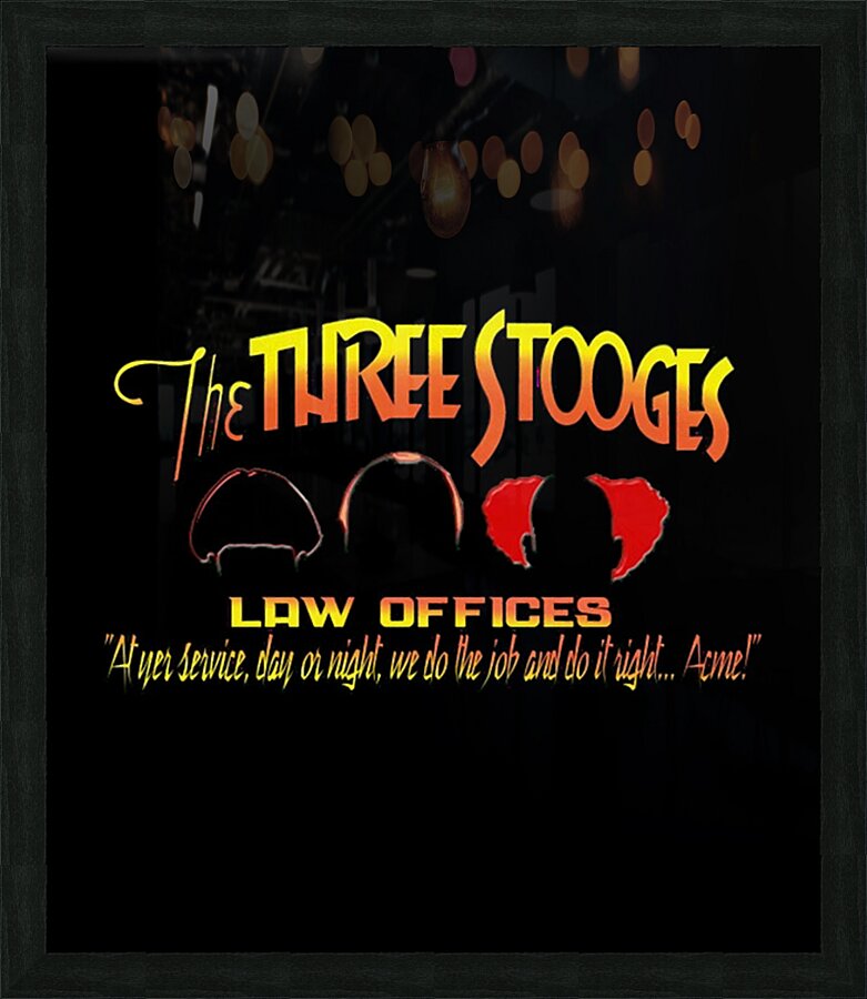 The Stooges 21 Picture Frame print