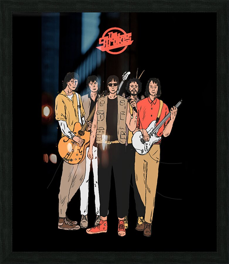 The Strokes 3 Picture Frame print