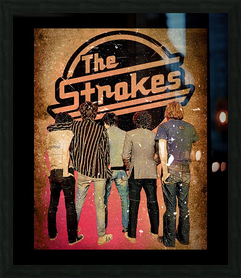 The Strokes 4 Picture Frame print