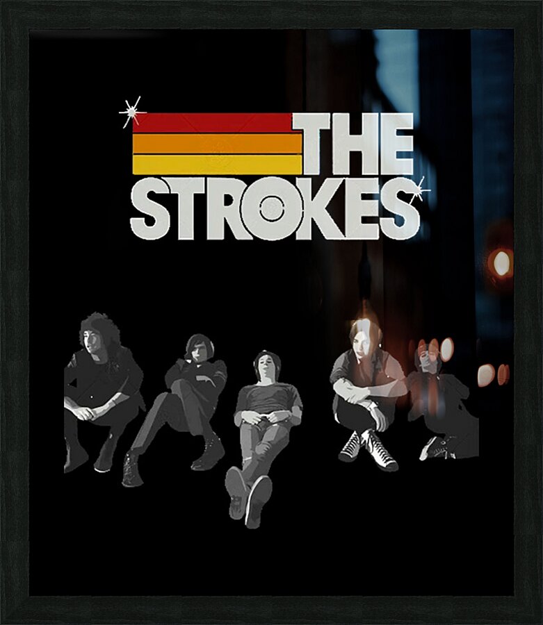 The Strokes 6 Picture Frame print