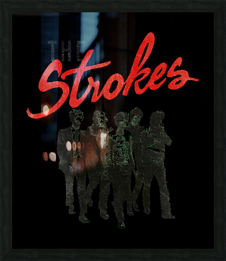 The Strokes 13 Picture Frame print