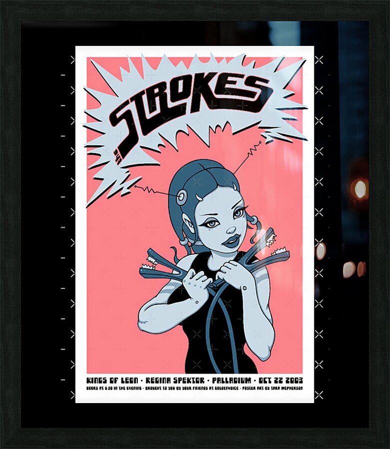 The Strokes 20 Picture Frame print