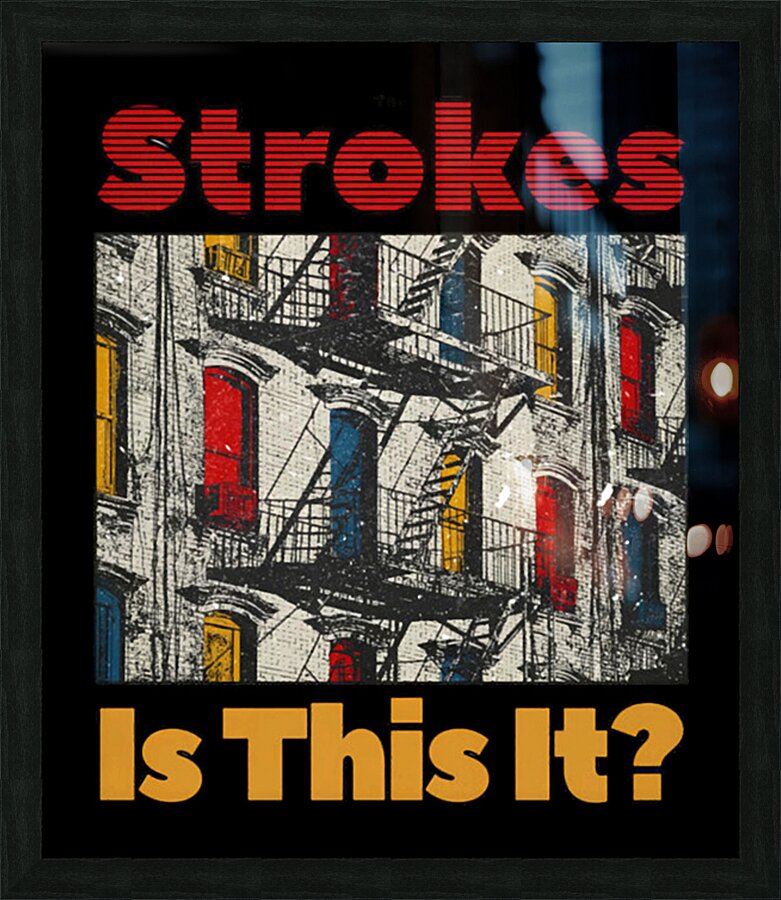 The Strokes 29 Picture Frame print
